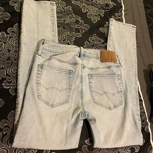 American Eagle Outfitters Light Wash Straight Leg Jeans
